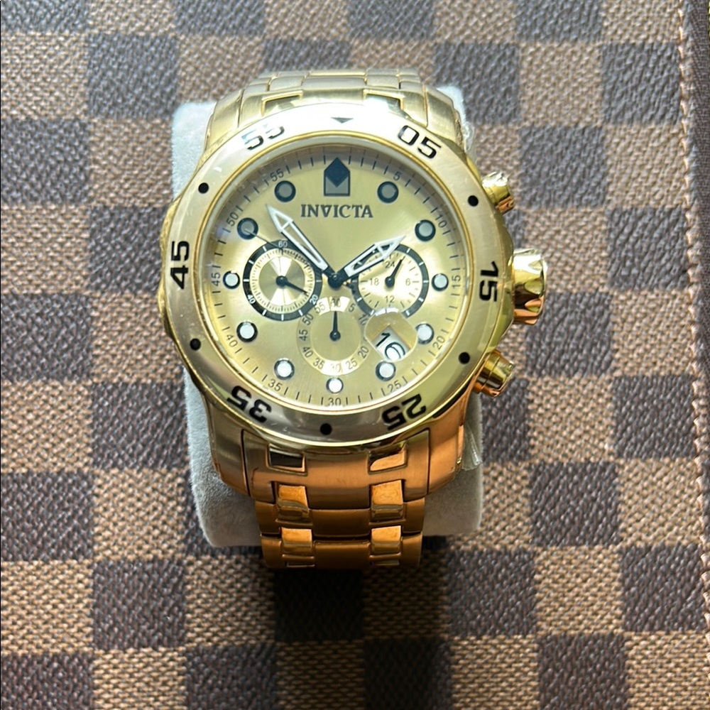 Invicta Gold-Tone Dive Watch